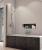 Paravan cada Ronal (SanSwiss) Solino SOLB1, un element mobil, 85x150cm