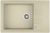 Chiuveta bucatarie Teka Stone 60 S TG 1B 1D TB, 780x510mm, tegranit TopasBeige