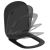 Capac WC Ideal Standard Tesi cu inchidere lenta, negru mat