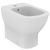 Bideu pe pardoseala Ideal Standard Tesi back-to-wall, alb