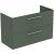 Dulap baza suspendat Ideal Standard i.life A cu 2 sertare, 100cm, gri quartz mat