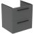 Dulap baza Ideal Standard i.Life B cu 2 sertare, 60x50.5x63cm, gri mat