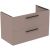 Dulap baza Ideal Standard i.Life B cu 2 sertare, 100x50.5x63cm, greige mat