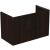 Dulap baza Ideal Standard i.Life B cu 2 sertare, 100x50.5x63cm, stejar cafea