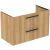 Dulap baza Ideal Standard i.Life B cu 2 sertare, 100x50.5x63cm, stejar natur