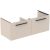 Dulap baza Ideal Standard i.Life B cu 2 sertare, 120x50.5x44cm, bej mat