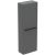 Dulap suspendat Ideal Standard i.life S cu o usa, 120x40x21cm, gri quartz mat