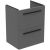 Dulap baza suspendat Ideal Standard i.life S cu doua sertare, 50cm, gri quartz mat