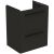 Dulap baza suspendat Ideal Standard i.life S cu doua sertare, 50cm, gri carbon mat