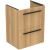 Dulap baza suspendat Ideal Standard i.life S cu doua sertare, 50cm, stejar natural