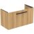 Dulap baza suspendat Ideal Standard i.life S cu un sertar, 80cm, stejar natural