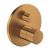 Baterie dus termostatata Duravit Thermo montaj incastrat, necesita corp ingropat, bronz periat