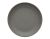 Farfurie plata Kartell Trama design Patricia Urquiola, 27cm, negru antracit
