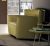 Fotoliu Gamma Tulip PNA, piele Club C032, HandMade in Italy