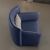 Fotoliu Gamma Tulip PNA, piele Zero Impact F303, HandMade in Italy