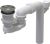 Sifon Villeroy & Boch ViFlow 215 x 300 x 115 mm, crom