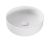 Lavoar tip bol Besco Clea Cera-Line d 34.5cm, fara orificiu baterie, fara preaplin, alb