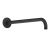 Brat de dus Duravit Shower Round 41cm, cu montaj pe perete,negru mat