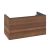 Dulap baza suspendat Villeroy & Boch Antao cu 2 sertare, 98.8x50.4cm, front texturat Warm Walnut