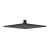 Palarie de dus Villeroy & Boch Universal Showers Rain, 25x25cm, negru mat