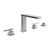Baterie cada Villeroy & Boch Mettlach din 4 elemente, montaj pe cada, crom