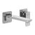 Baterie lavoar Villeroy & Boch Subway 3.0 de perete, din 2 elemente, fara ventil, crom