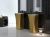 Lavoar free-standing Besco Assos Glam 40x50x85cm, compozit mineral, Gold