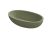 Lavoar oval tip bol Riho Escala 55x32cm, Solid Surface, verde