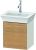 Dulap baza Duravit White Tulip cu 1 usa, pentru lavoar 45cm, Oak - Nordic White Satin Matt Lacquer