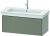 Dulap baza Duravit White Tulip cu 1 sertar, pentru lavoar 105cm, Stone Grey Satin Matt Lacquer