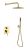 Sistem de dus incastrat Besco Decco/Illusion II, gold