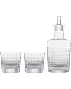 Set Zwiesel Glas Bar Premium No.1 Whisky, design Charles Schumann, handmade, carafa 500ml si 2 pahare
