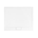 Cadita dus dreptunghiulara Besco Axim Ultraslim 120x80x4.5cm, alb