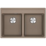 Chiuveta bucatarie Franke Maris MRG 620-35-35 TL cu doua cuve, 760x510mm, fragranite, Oyster
