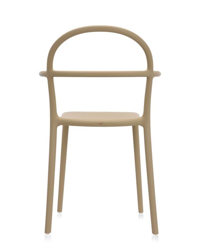 Scaun Kartell Generic C design Philippe Stark, bej mat