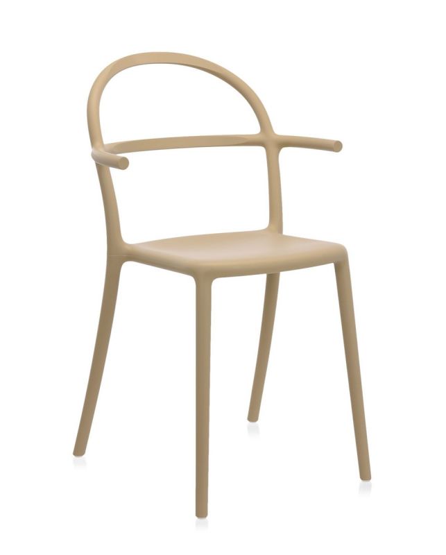 Scaun Kartell Generic C design Philippe Stark, bej mat