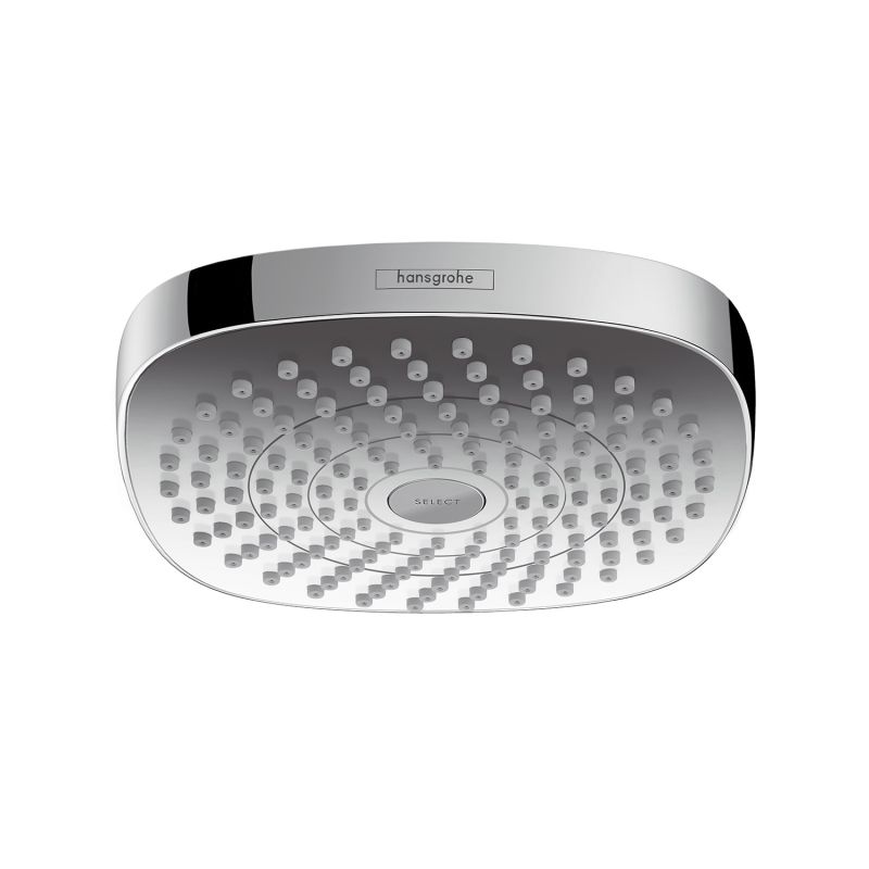 Palarie de dus Hansgrohe Croma Select E 180 cu doua tipuri de jet, crom