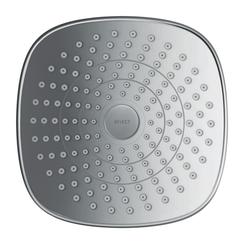 Palarie de dus Hansgrohe Croma Select E 180 cu doua tipuri de jet, crom