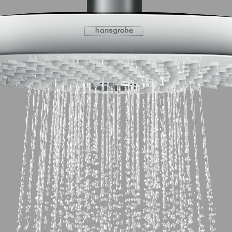 Palarie de dus Hansgrohe Croma Select E 180 cu doua tipuri de jet, crom
