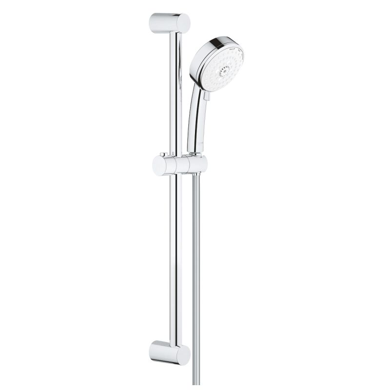 Set de dus Grohe Tempesta Cosmopolitan 100 cu para de dus 3 jeturi, furtun 175cm si bara 60cm, crom