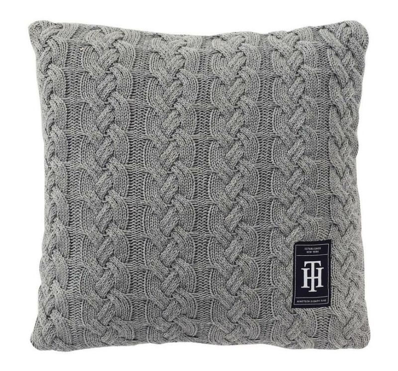 Perna decorativa Tommy Hilfiger Bowling 40x40cm Gri
