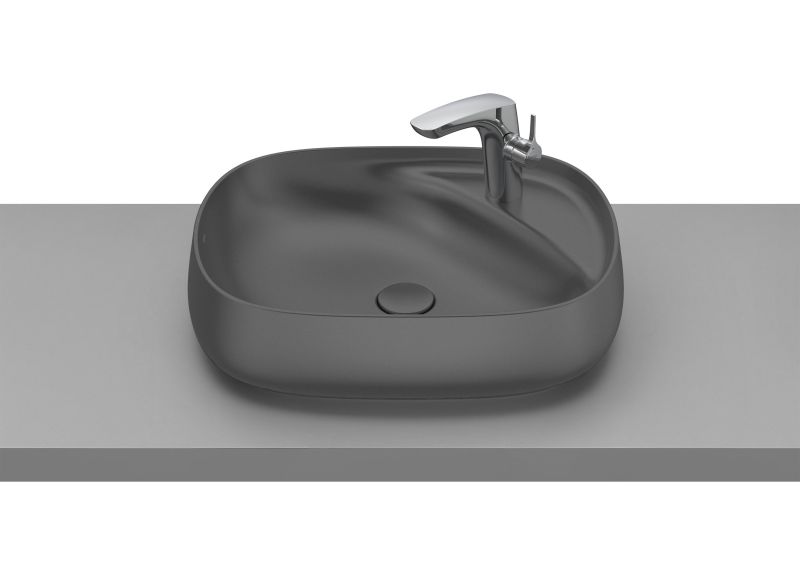 Lavoar tip bol Roca Beyond 585x455mm, negru