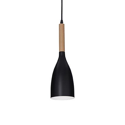 Suspensie Ideal Lux Manhattan SP1, 1x40W, 11x50-144cm, negru