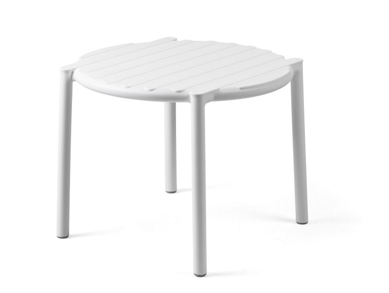 Masuta exterior Nardi Doga d 49.5cm, h 39.5cm, alb