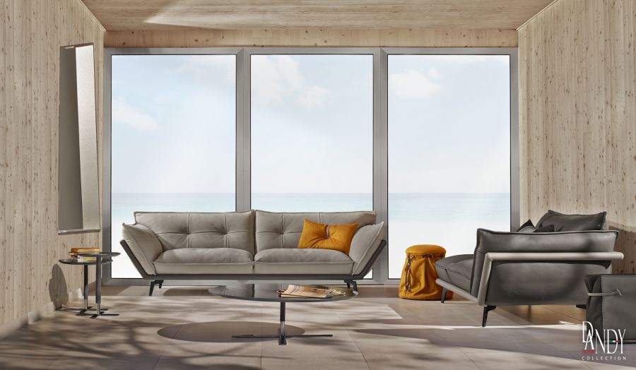 Canapea de colt Gamma Dandy Hollywood 332x263cm, Hollywood-S03+D05
