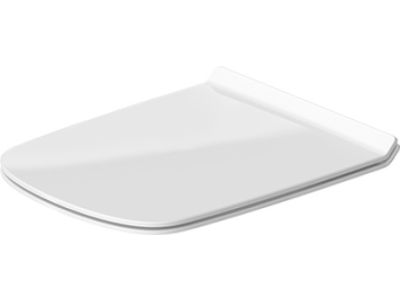 Capac wc Duravit Durastyle cu inchidere lenta, versiune elongata