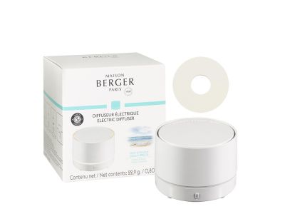 Difuzor electric fara fir Maison Berger Nomade Blanc cu rezerva ceramica Vent d'Ocean
