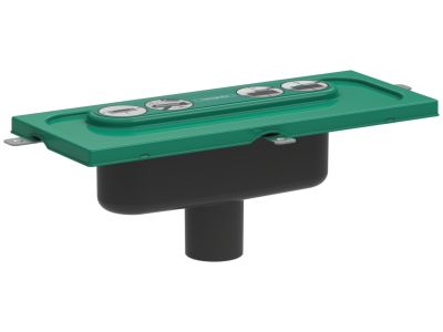Rigola de pardoseala pentru dus Hansgrohe uBox pentru montaj vertical