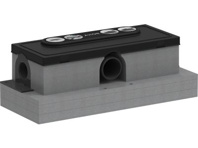 Rigola de pardoseala pentru dus Axor uBox pentru pardoseli minim 75mm