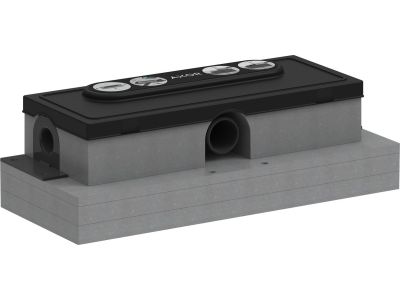 Rigola de pardoseala pentru dus Axor uBox pentru pardoseli minim 57mm